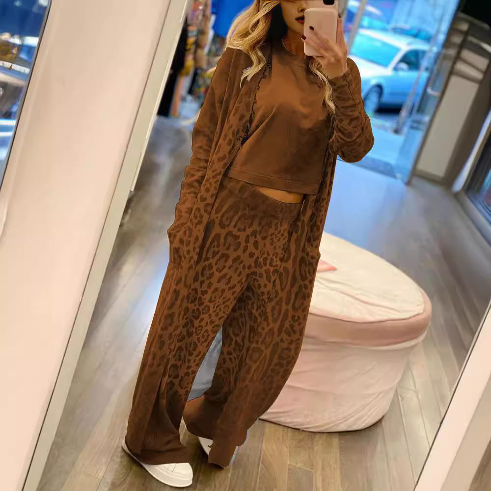 Ensemble Oversize Leopard