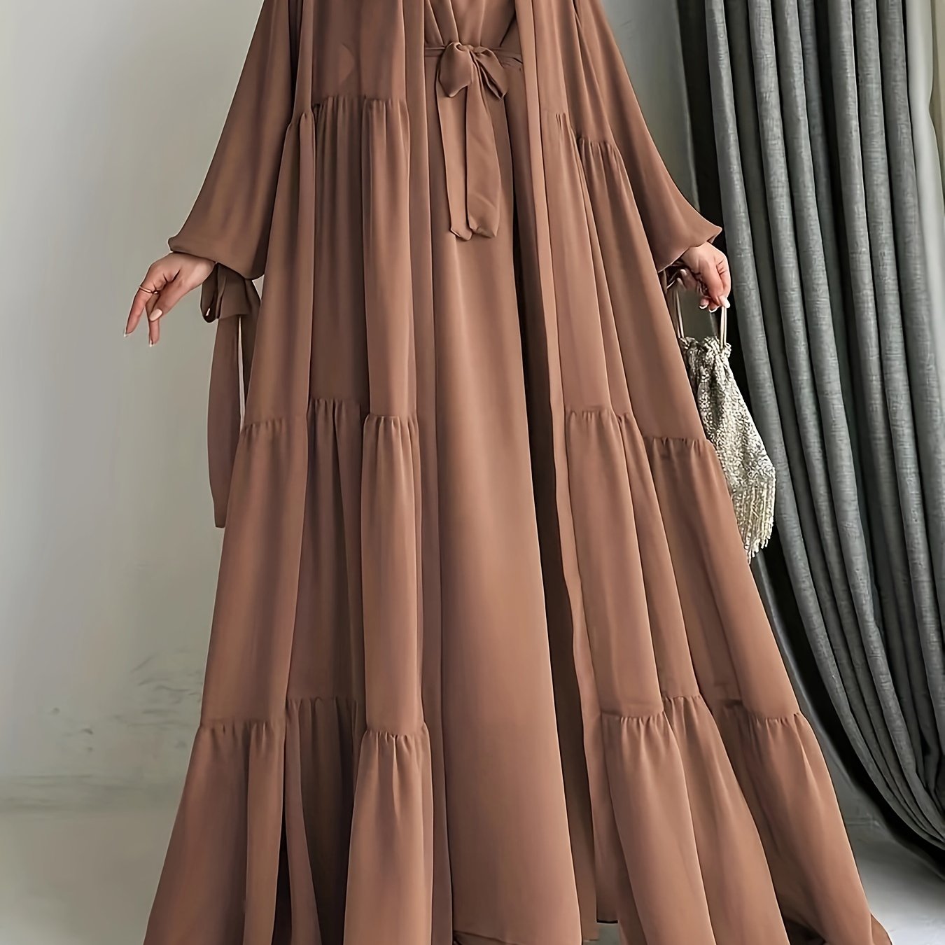 Ensemble Abaya avec gilet