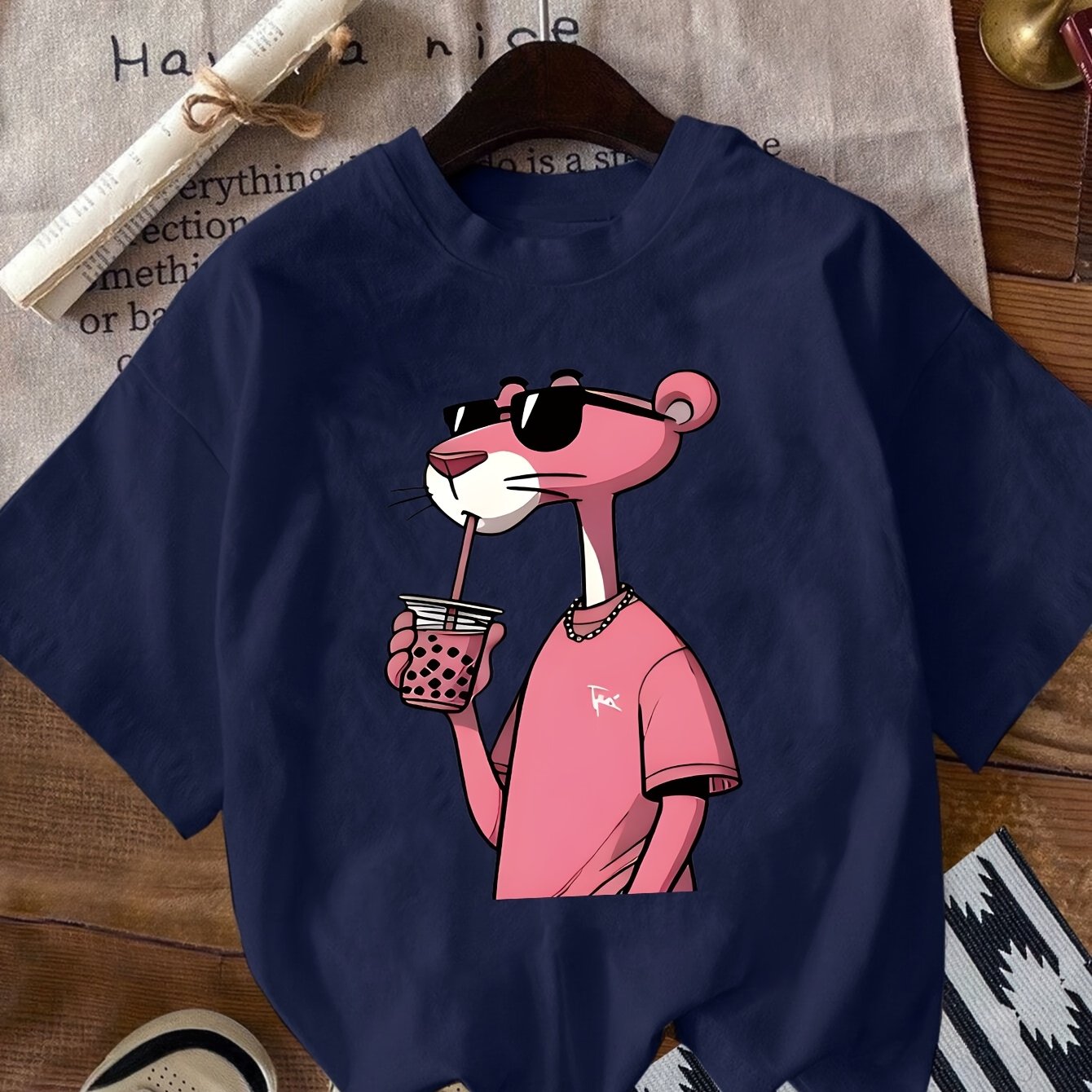 T-Shirt Panthère rose