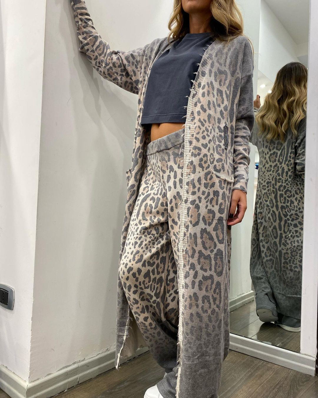 Ensemble Oversize Leopard