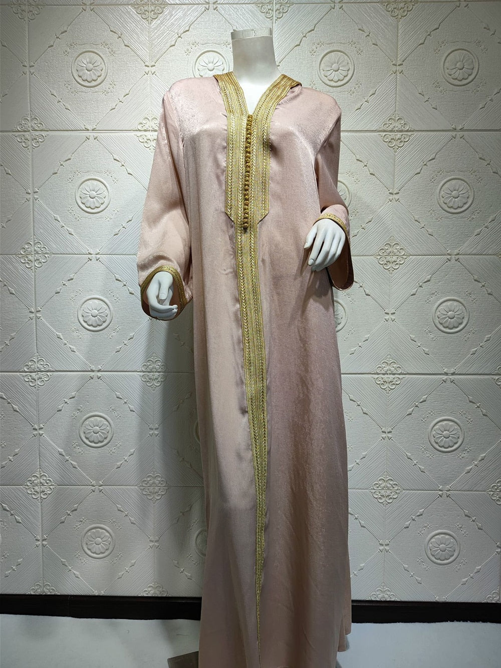 Abaya longue à capuche