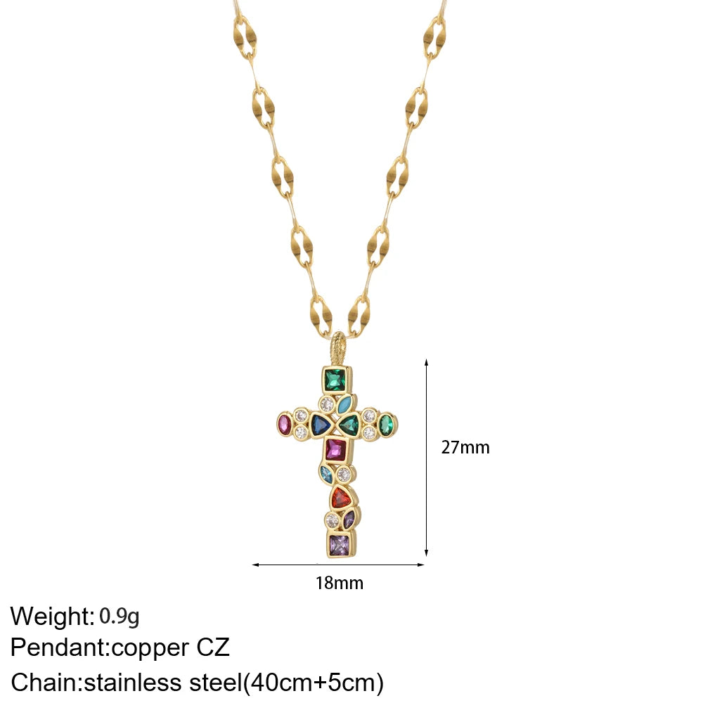 Collier Pendentif croix