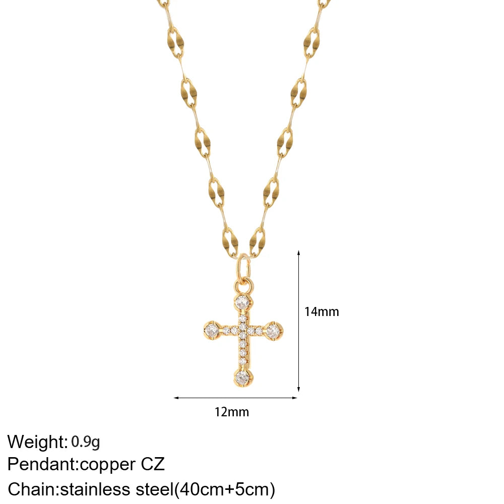 Collier Pendentif croix