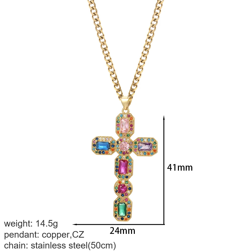 Collier Pendentif croix