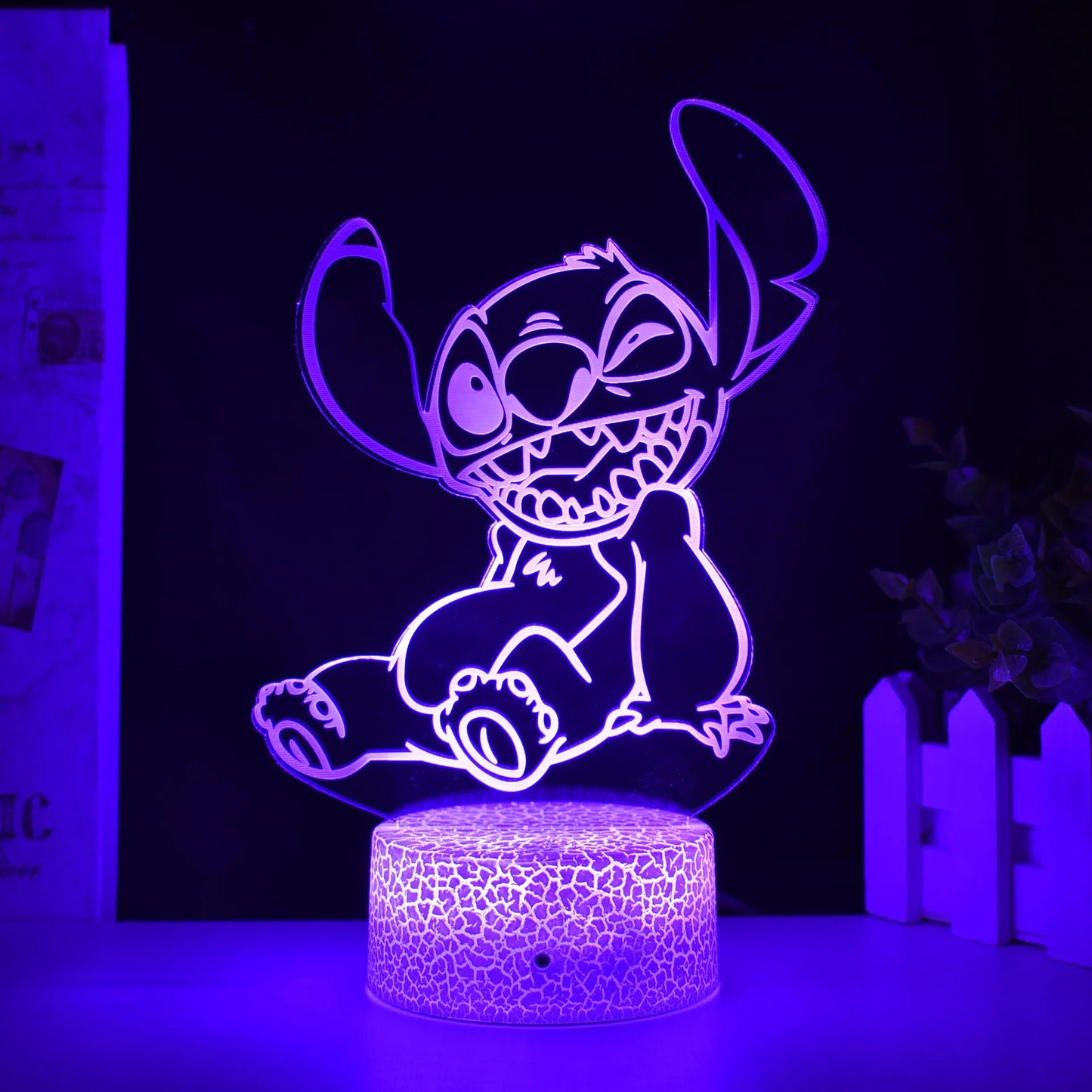 Veilleuse enfants Stitch Led