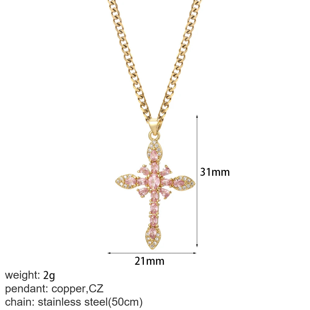 Collier Pendentif croix