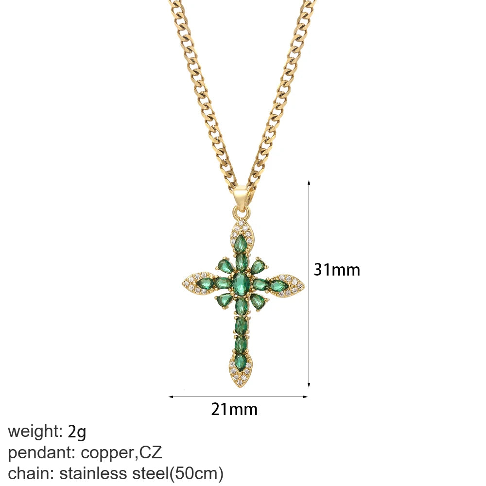 Collier Pendentif croix