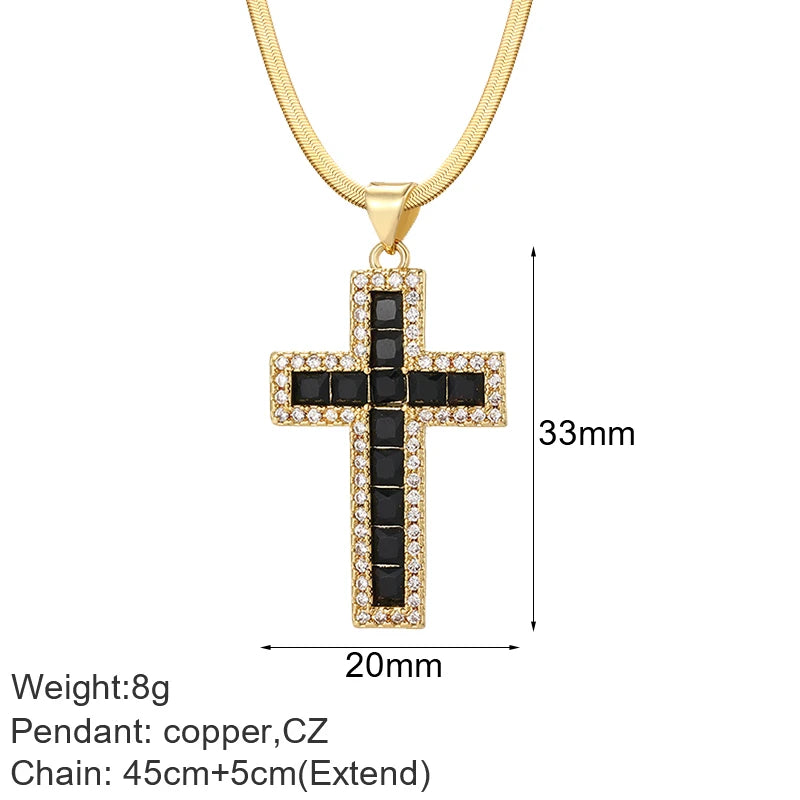 Collier Pendentif croix