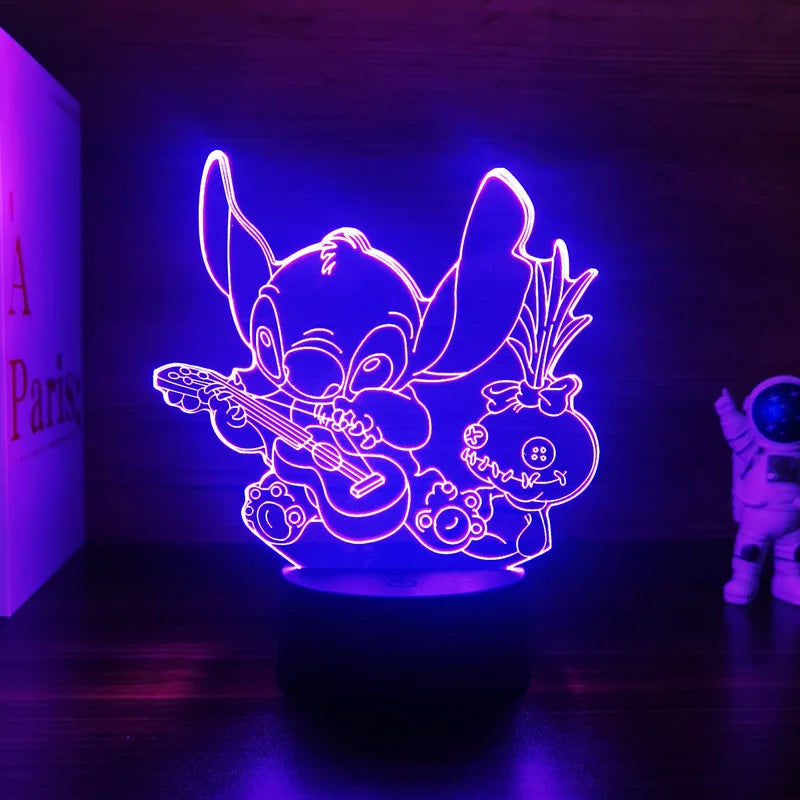 Veilleuse enfants Stitch Led