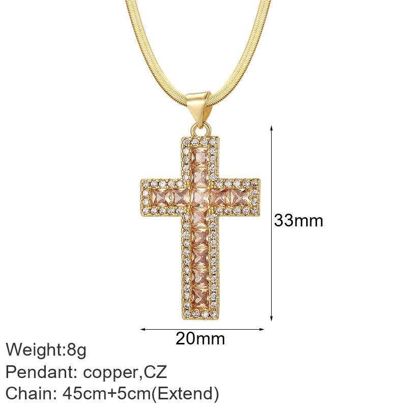 Collier Pendentif croix