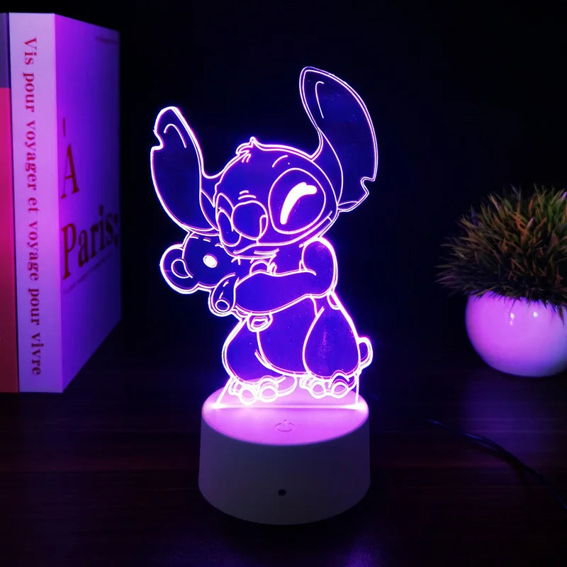 Veilleuse enfants Stitch Led