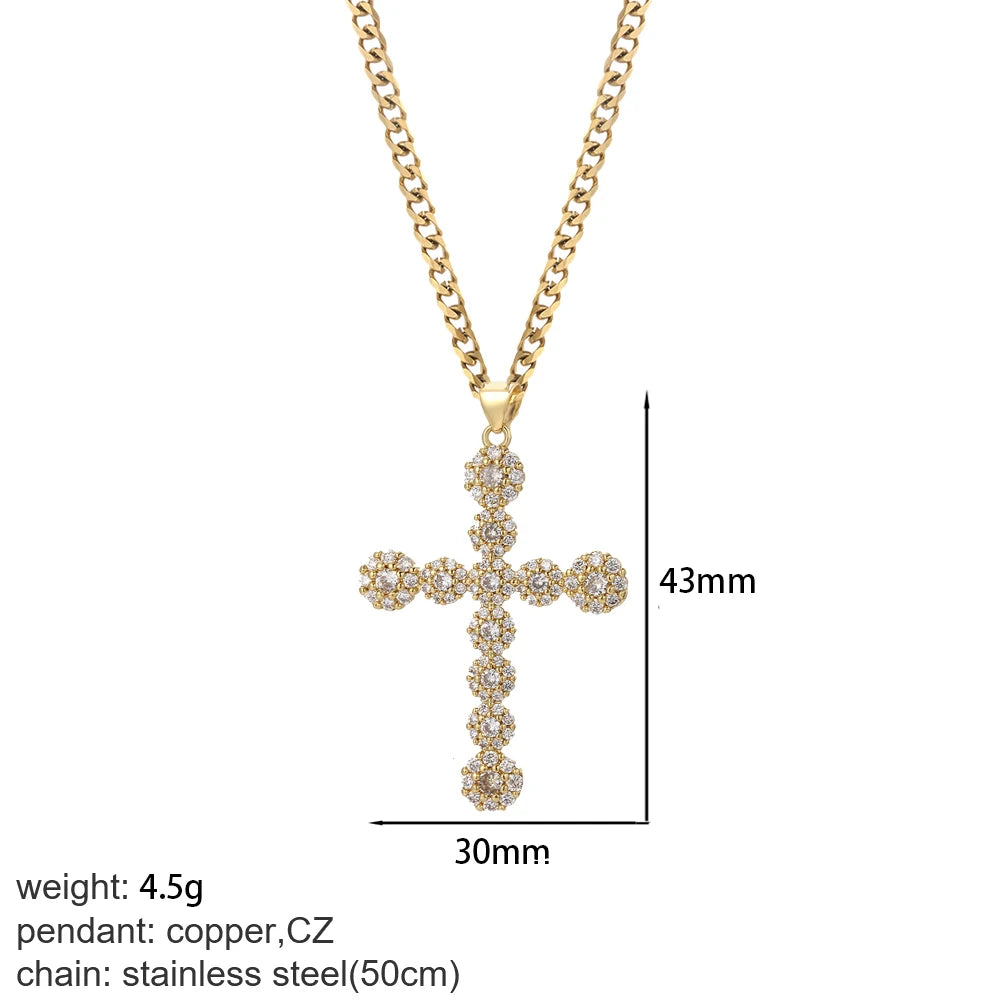 Collier Pendentif croix