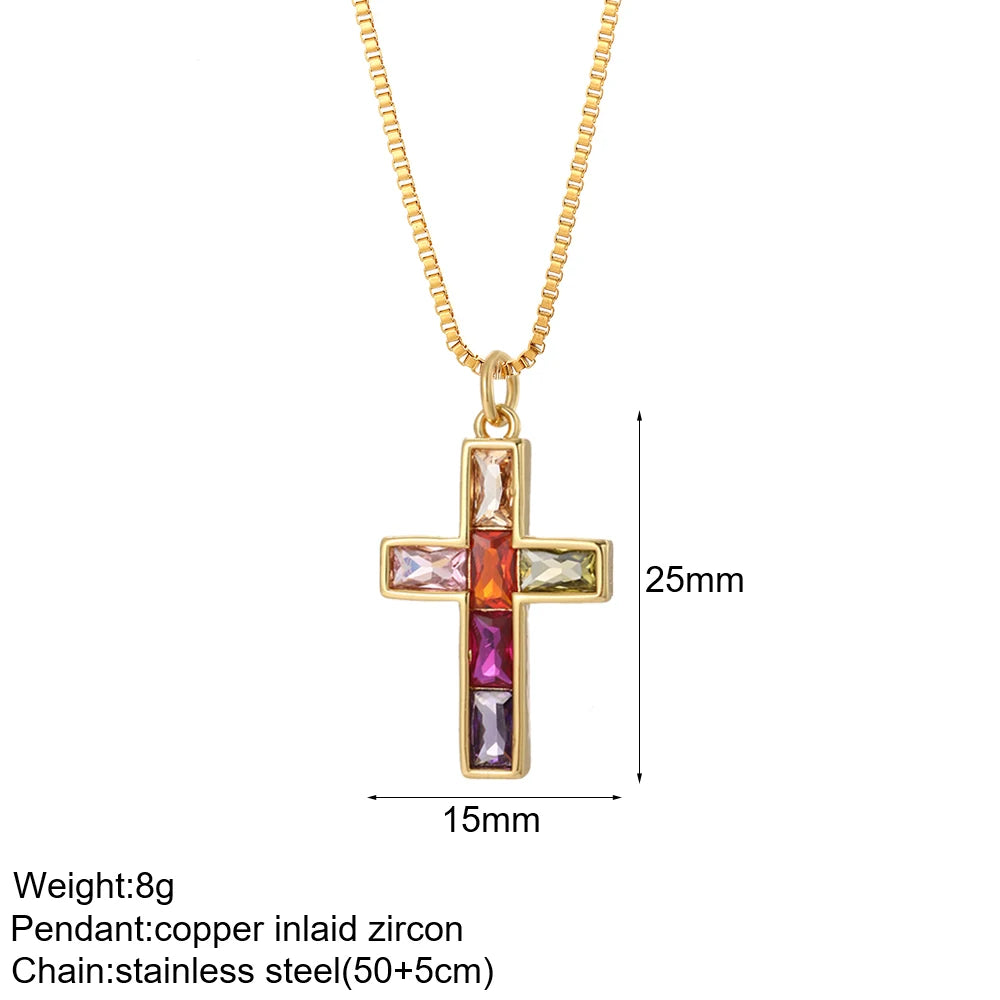 Collier Pendentif croix