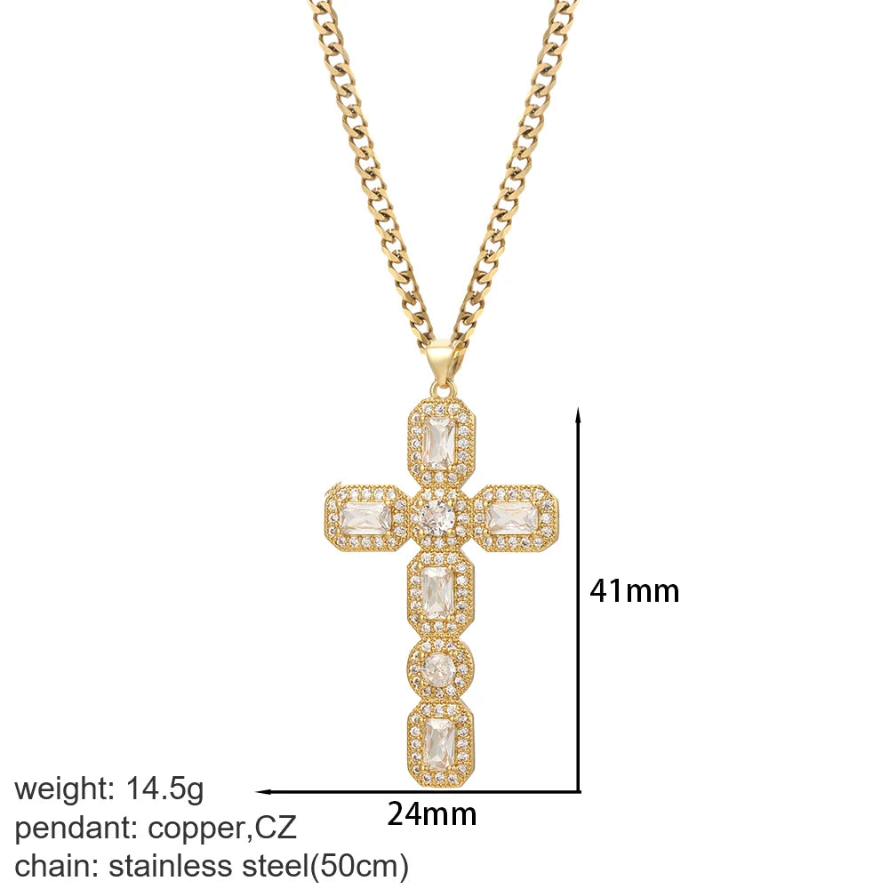 Collier Pendentif croix