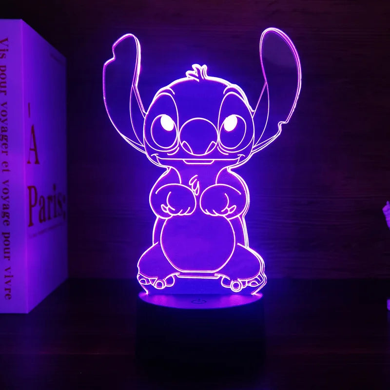 Veilleuse enfants Stitch Led