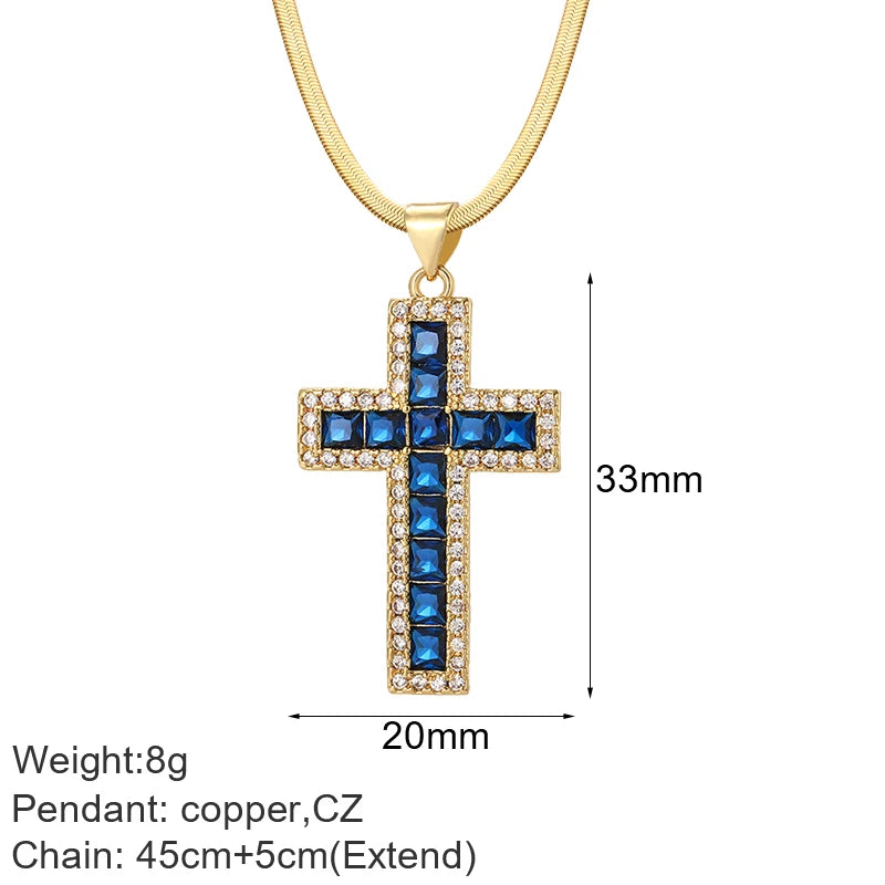 Collier Pendentif croix