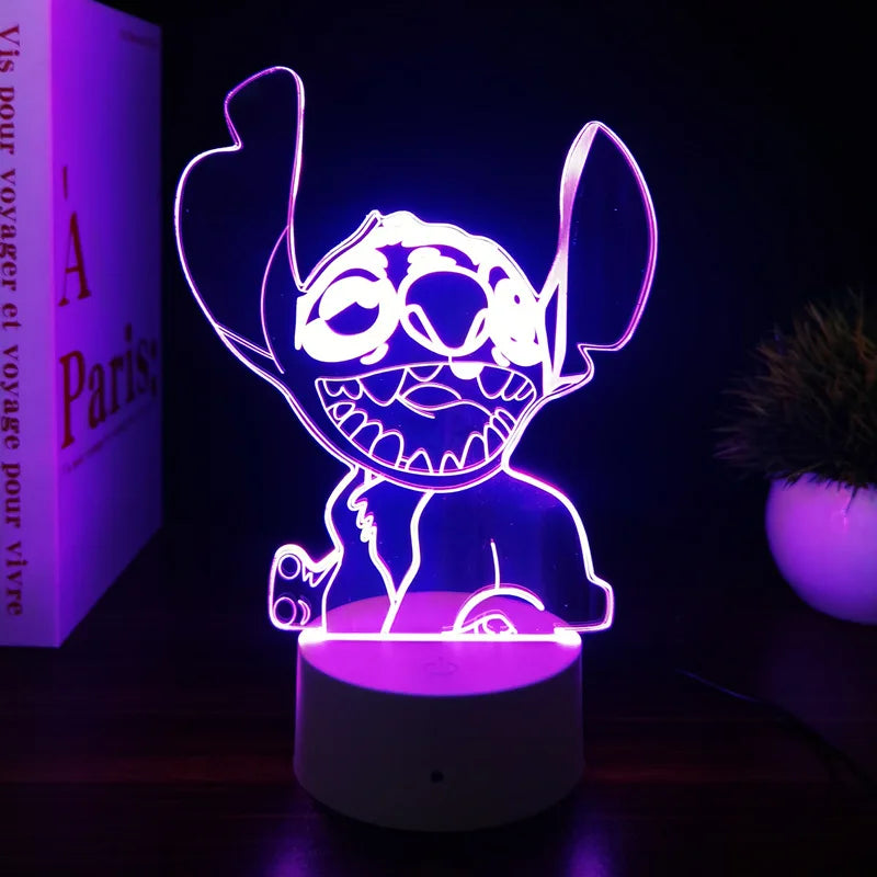 Veilleuse enfants Stitch Led