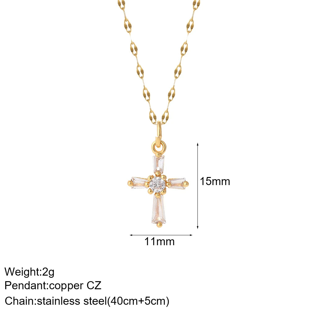 Collier Pendentif croix