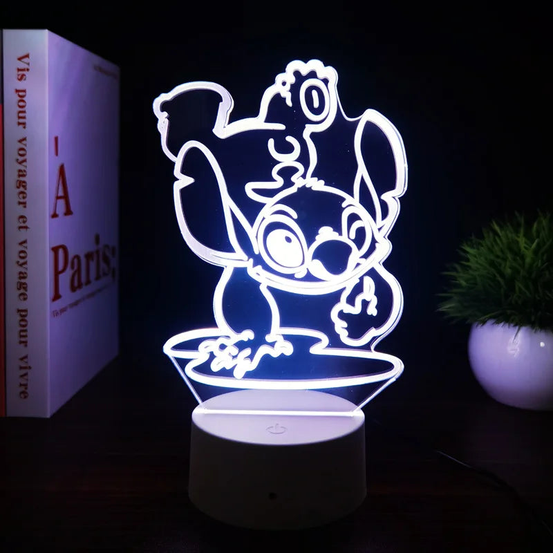 Veilleuse enfants Stitch Led