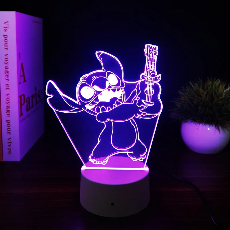 Veilleuse enfants Stitch Led