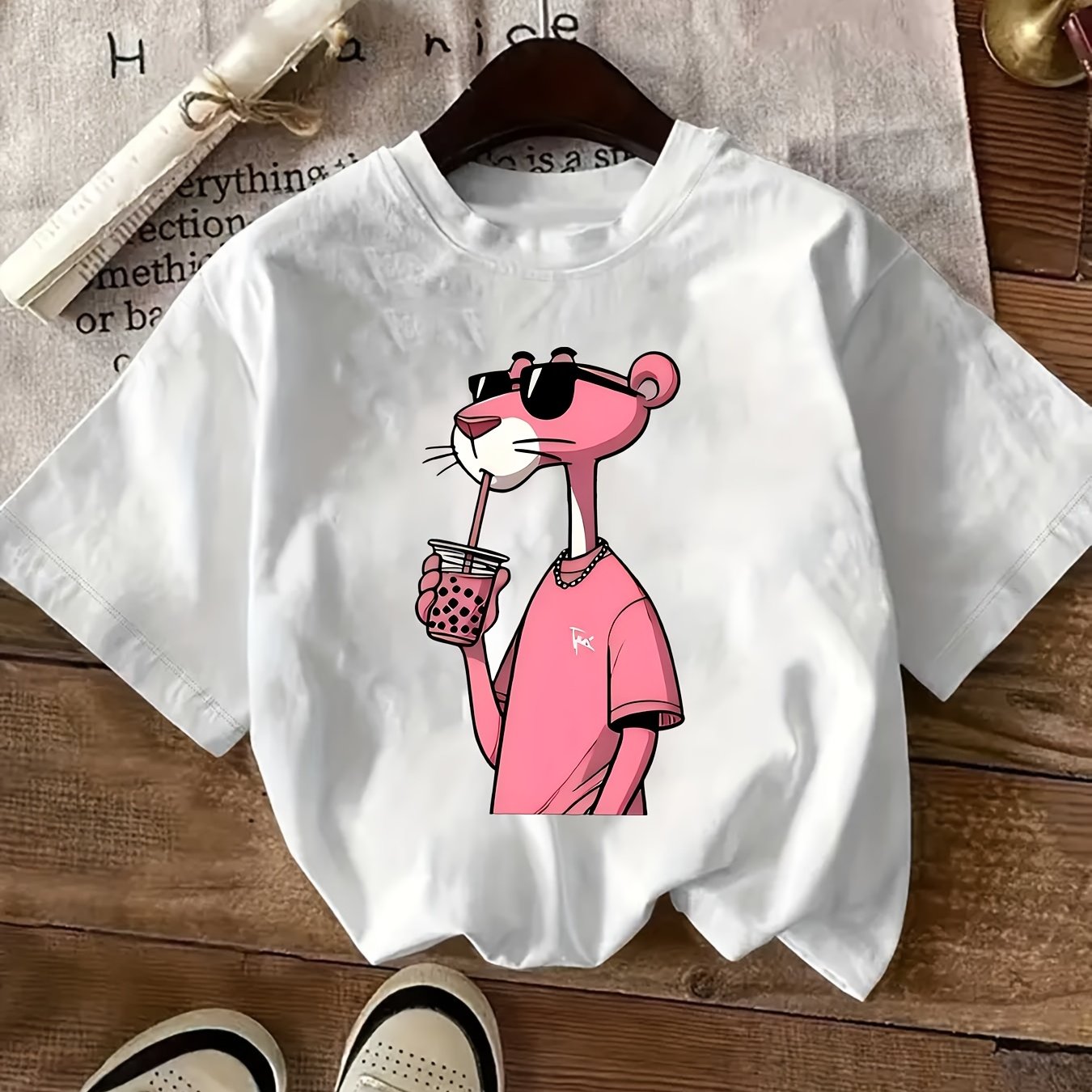 T-Shirt Panthère rose